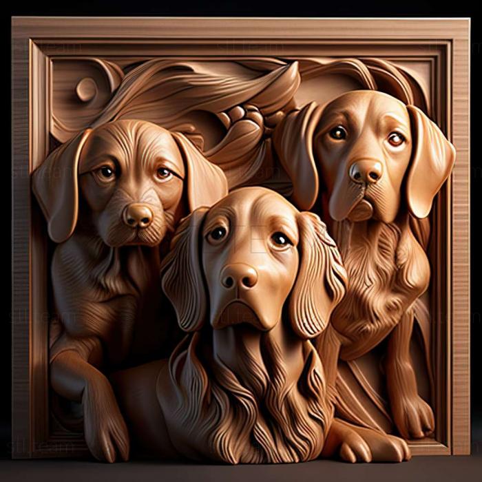 3D model dogs (STL)